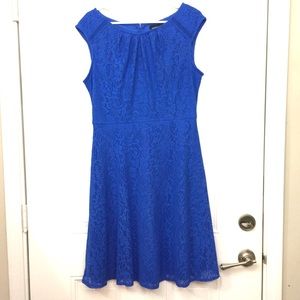 🔥final sale🔥 Liz Claiborne blue fit & flare 8